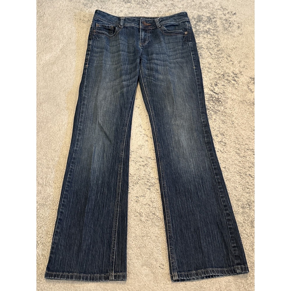 DNKY Soho Jeans Womens 4 Blue Bootcut Classic Dark Wash Mid Rise Cotton